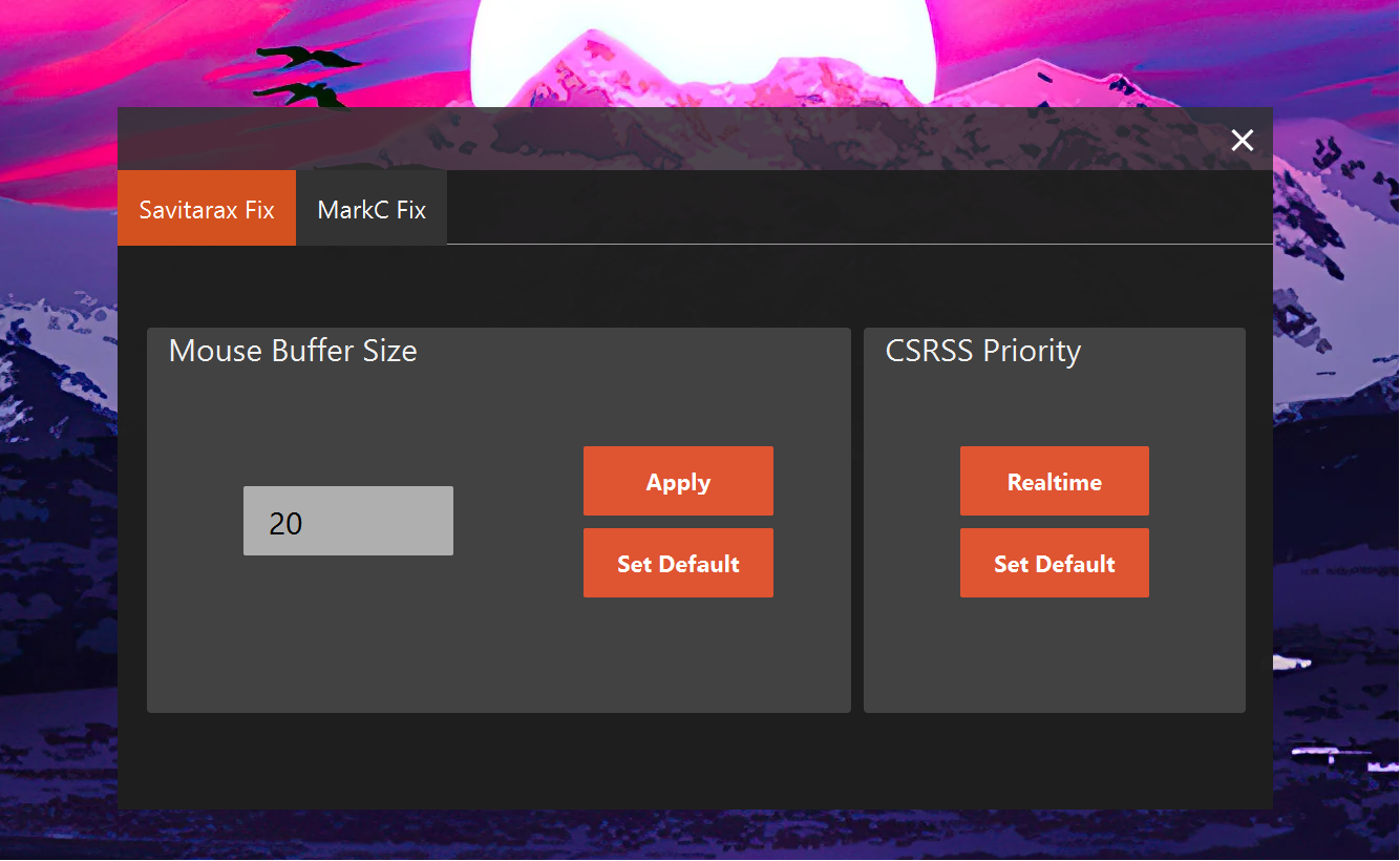 Mouse Fix Program screenshot 1